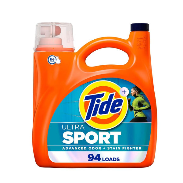 94-Loads Tide Ultra Sport Liquid Laundry Detergent 132 fl