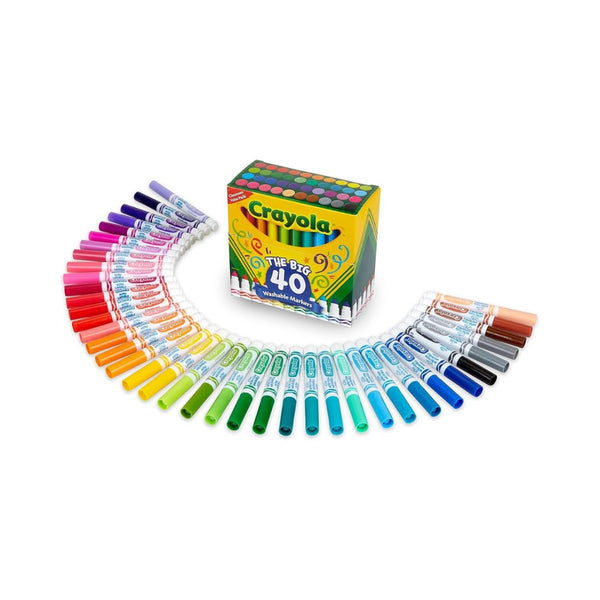 40-Count Crayola Ultra Clean Washable Markers