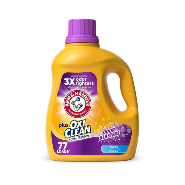 77 Loads Arm & Hammer Plus OxiClean Liquid Laundry Detergent