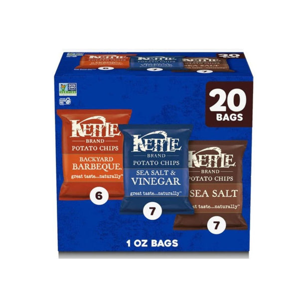 20 Kettle Brand Potato Chips Variety Pack
