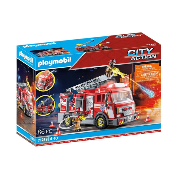 Playmobil Fire Truck with Accessories and 2 Figures