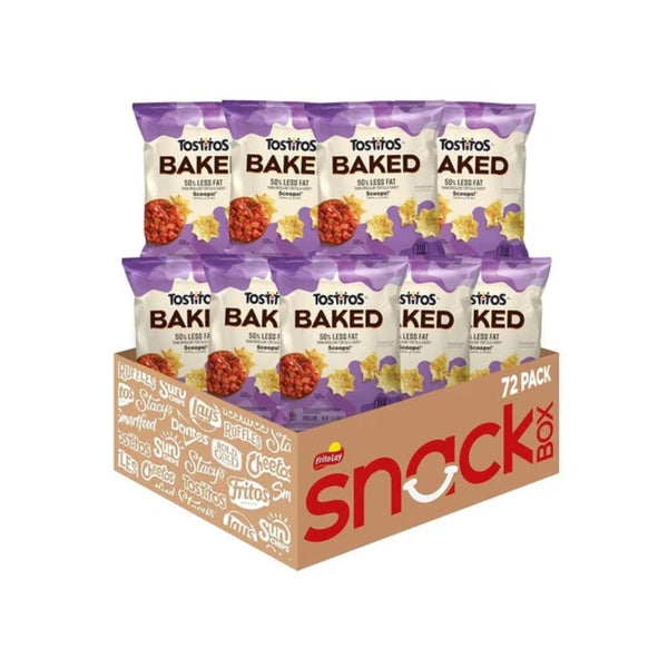 72 Bags Tostitos Oven Baked Scoops Tortilla Chips