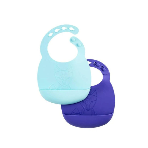 2-Pack Dr. Brown’s Silicone Baby Bibs