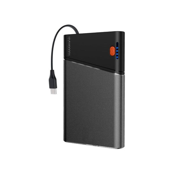 10,000mAh Portable Charger with Built-In USB-C Cable
