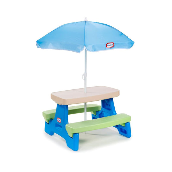 Little Tikes Easy Store Jr. Picnic Table with Umbrella