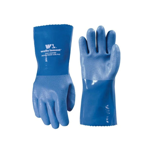 Wells Lamont Heavy Duty PVC Coated Rubber Gloves