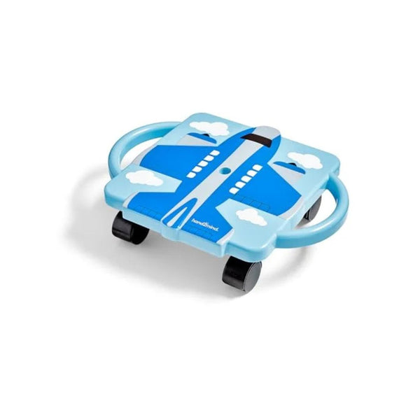 hand2mind Blue Plane Glider Scooter Board