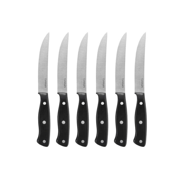 6 Cuisinart Triple Rivet Collection Steak Knives