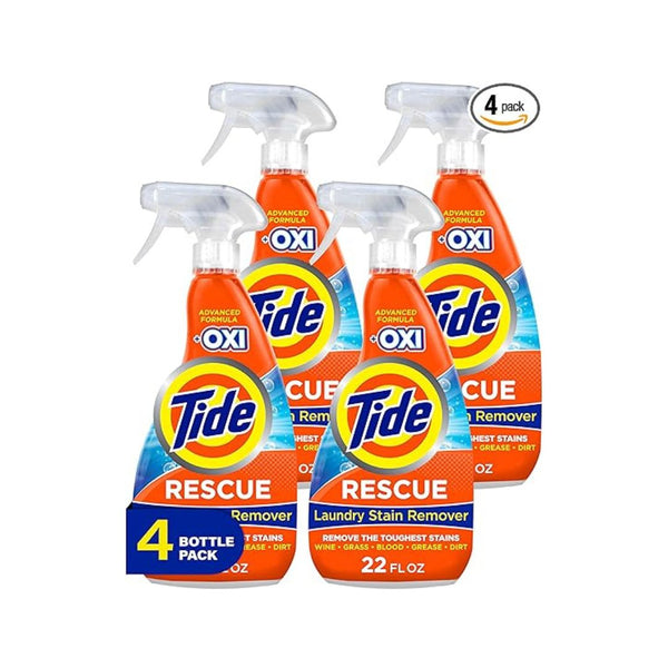 4 Pack Tide Laundry Stain Remover 22 oz