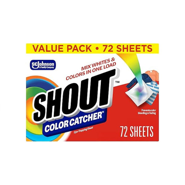 72-Count Shout Color Catchers for Laundry