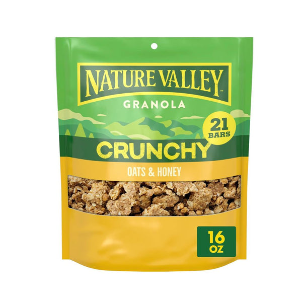 Nature Valley Oats & Honey Big & Crunchy Granola Breakfast Cereal