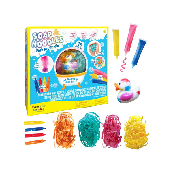 Creativity for Kids Soap Noodles Bath Art Studio  Mix, Paint