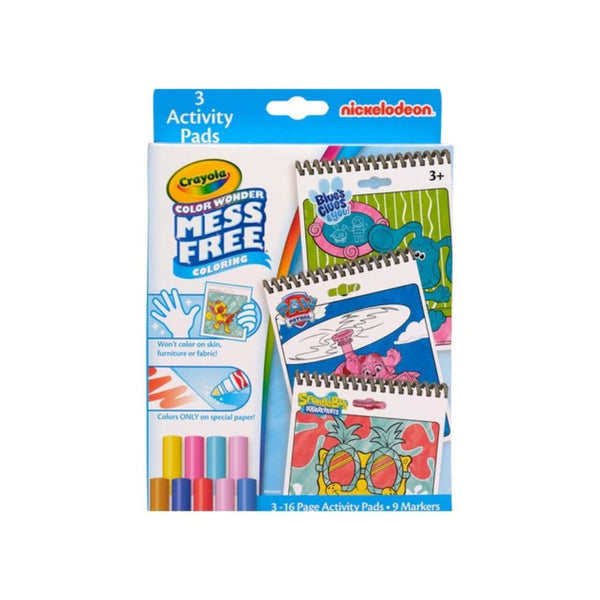 3-Pack Crayola Color Wonder Nickelodeon Activity Pads