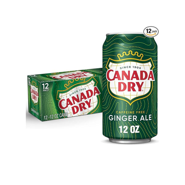 12-Pack Canada Dry Ginger Ale Soda