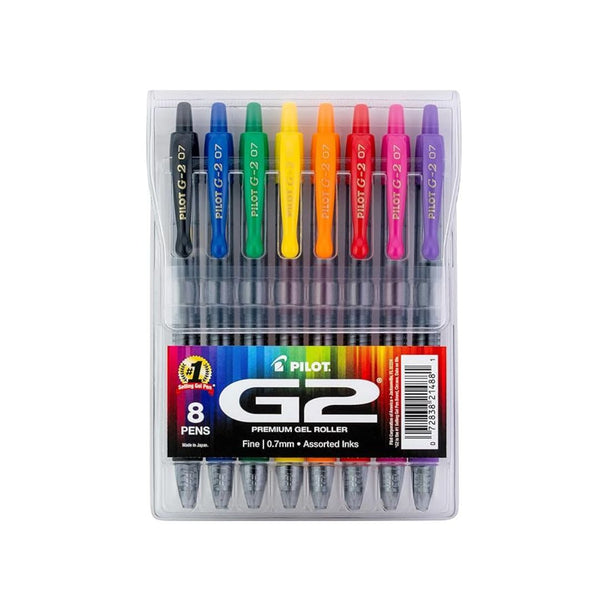 8-Pack PILOT, G2 Premium Gel Roller Pens