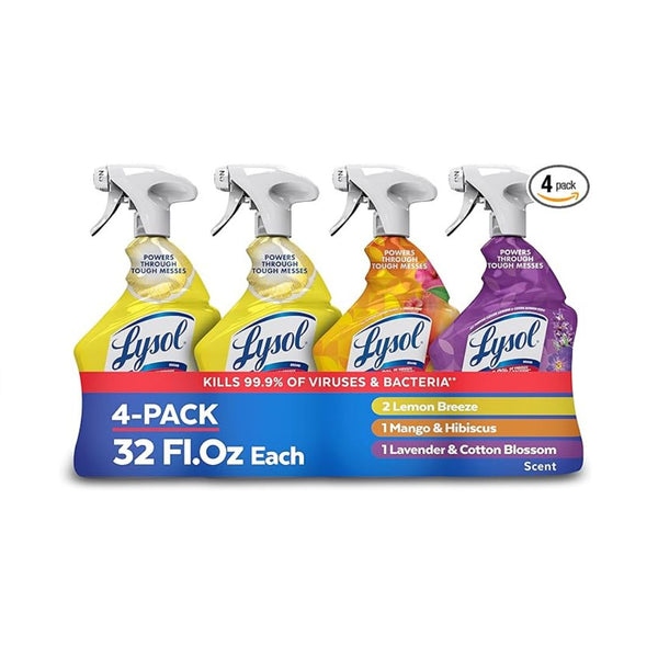 4-Pack Lysol All Purpose Cleaner Spray