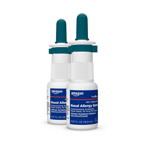 2-Pack Amazon Basic Care Nasal Allergy Spray