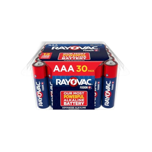 30 Pack Rayovac Fusion AAA Batteries