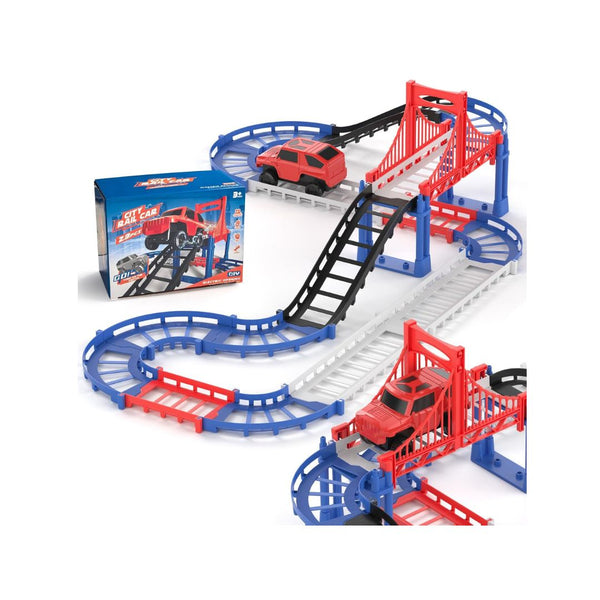24-Piece DIY Construction Race Track Set