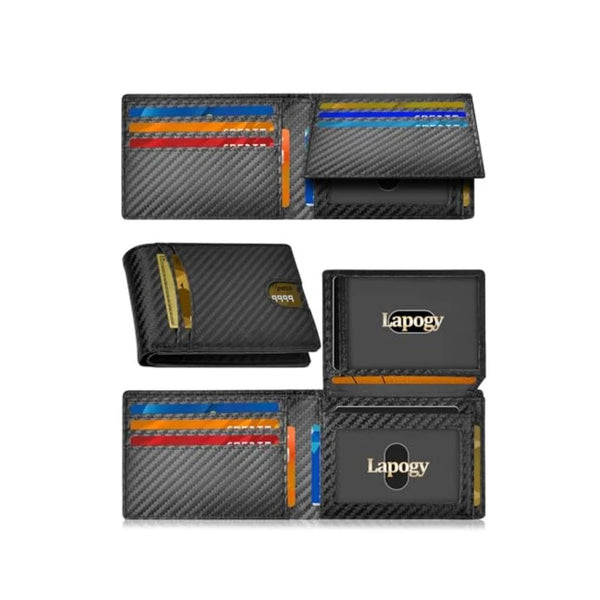 RFID Blocking Slim Leather Wallet