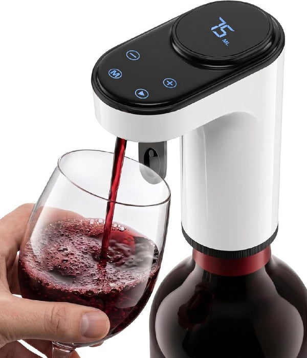 NutriChef Rechargeable 3-in-1 Electric Wine Aerator