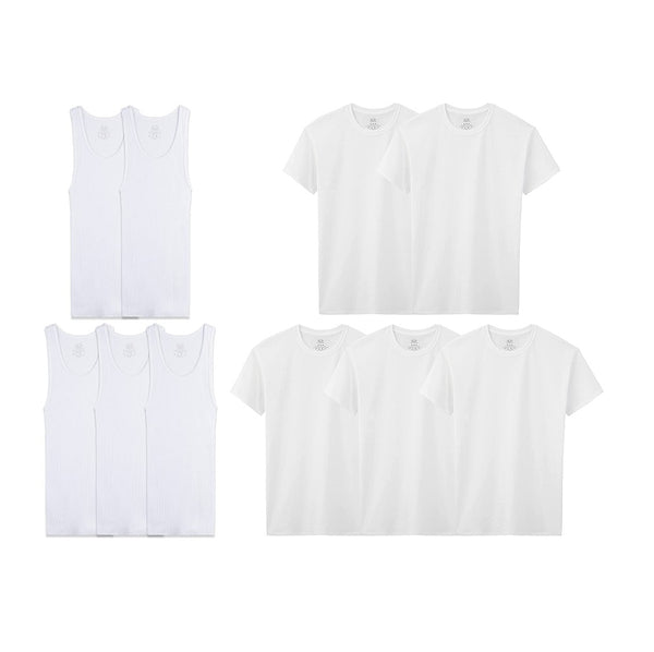 5-Pack Fruit of the Loom Boys’ Eversoft Cotton Undershirts (Tank or T-Shirt)