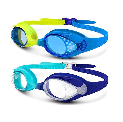 2-Pk OutdoorMaster Kids Swim Goggles