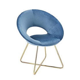 Modern Velvet Accent Upholstered Chair
