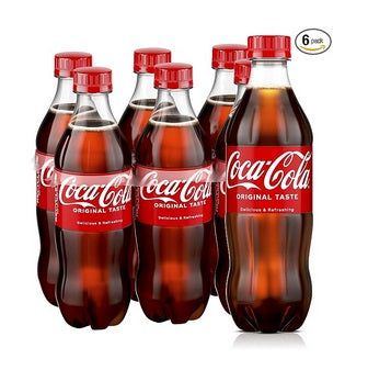 6-Pk Coca-Cola Soda Soft Drink, 16.9 Fl Oz Bottles