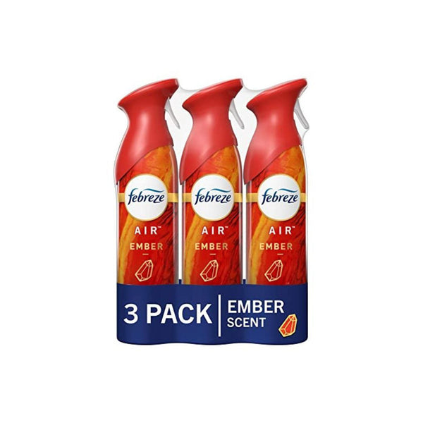 3-Pack Febreze Air Effects Ember Scent Air Freshener