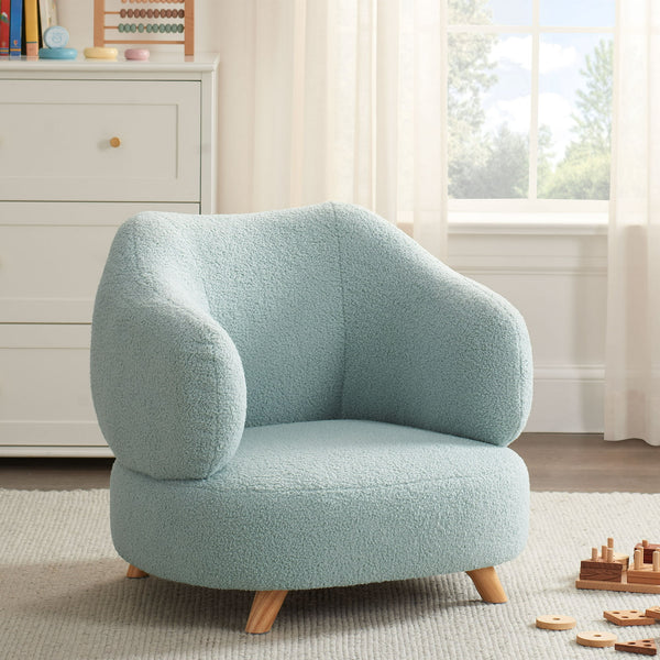 Kids Modern Upholstered Accent Chair