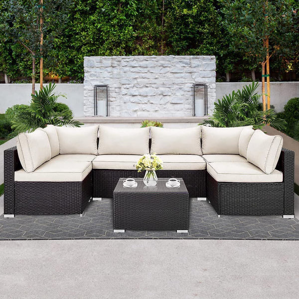 7 Piece Patio Conversation Set