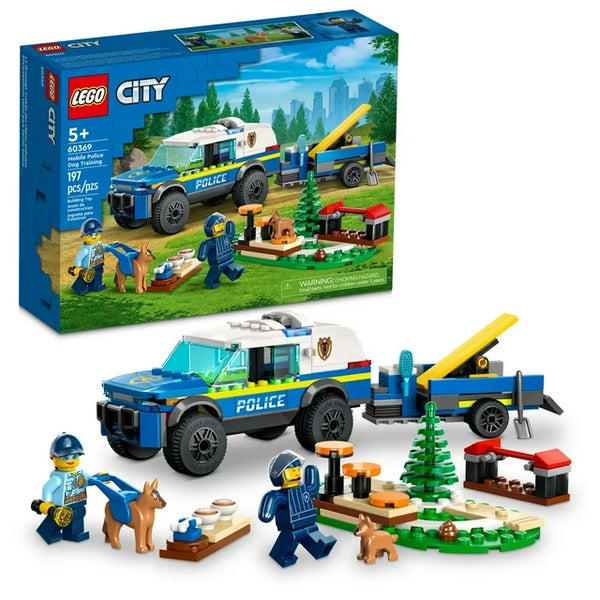 197-Pieces LEGO City Mobile Police Dog Training Set