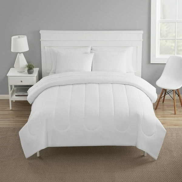 Mainstays 7 Piece Reversible Bed in a Bag Comforter Set