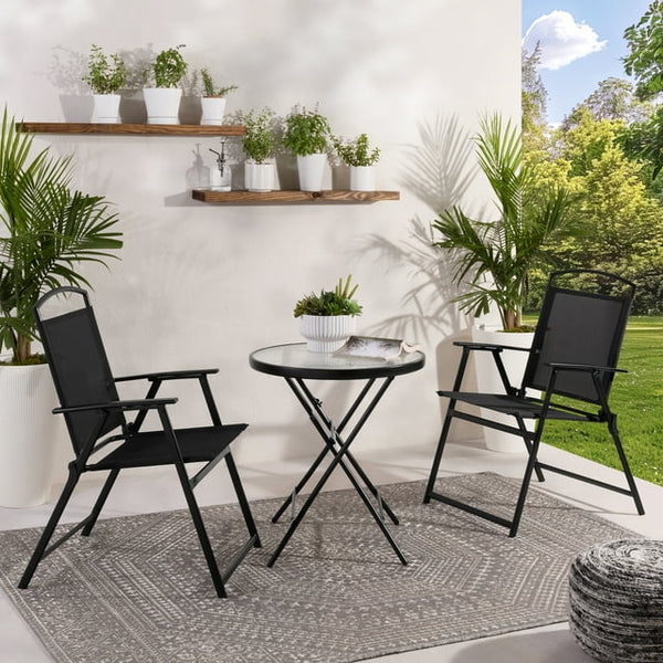 Mainstays Albany Lane 3 Piece Outdoor Bistro Sets (6 Colors)