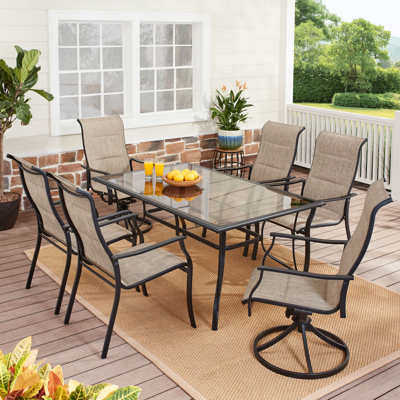 Mainstays Highland Knolls 7 Piece Outdoor Dining Set