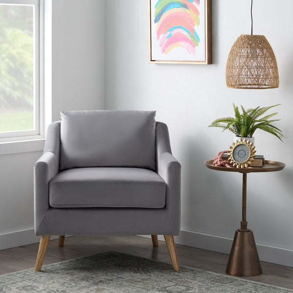 Upholstered Low Back Accent Chair (2 Colors)
