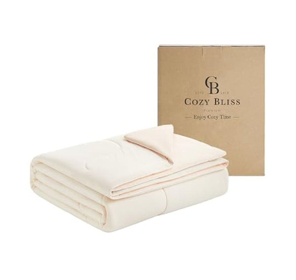 Cozy Bliss Cooling Twin Reversible Comforter