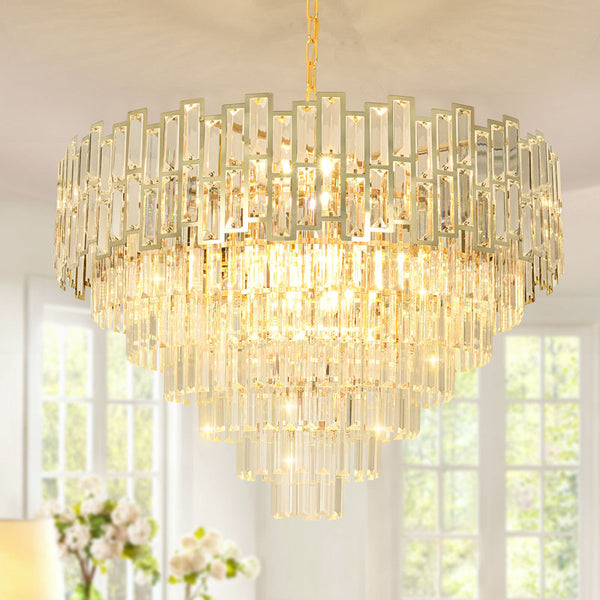 Dimmable Tiered Chandelier