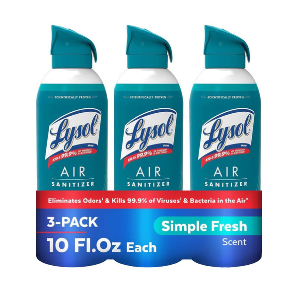 3-Pack Lysol Air Sanitizer Spray