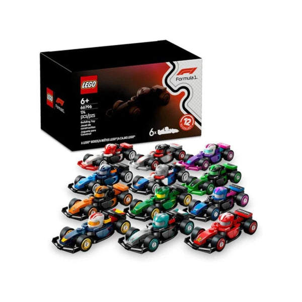 6 Lego F1 Collectible Race Car Sets