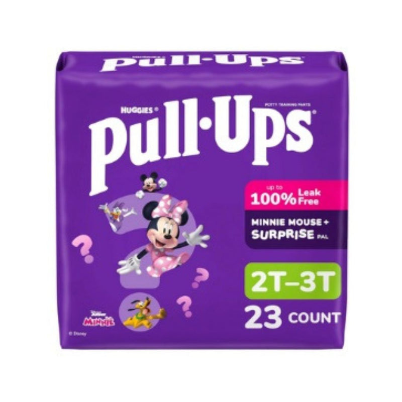 Pull-Ups Girls’ Potty Training Pants, Size 2T-3T Training Underwear