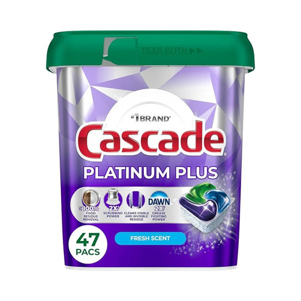 Cascade Platinum Plus Dishwasher Pod