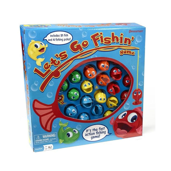 Let's Go Fishin' Game by Pressman - The Original Fast-Action Fishing Game
