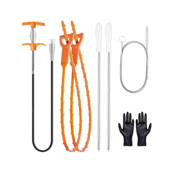 61" Drain Snake & Hair Clog Remover Tool
