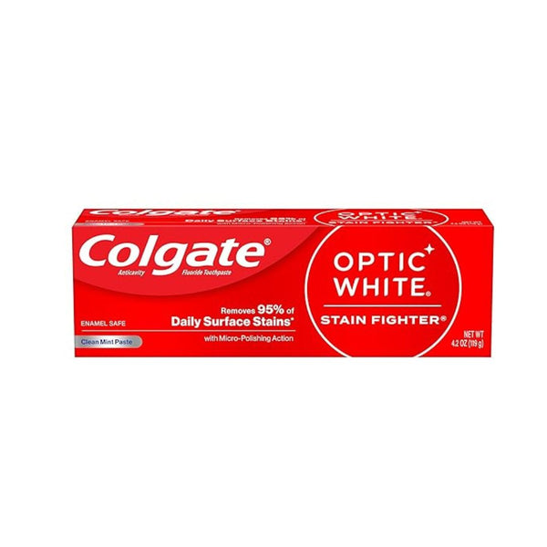 Colgate Optic White Stain Fighter Teeth Whitening Toothpaste