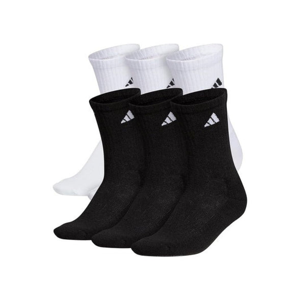 6-Pack Adidas Men’s Cushioned Crew Socks