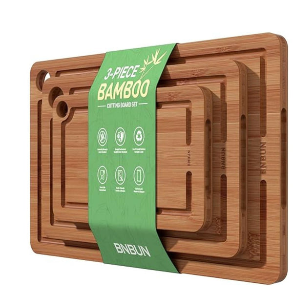 3-Piece Bamboo Cutting Board