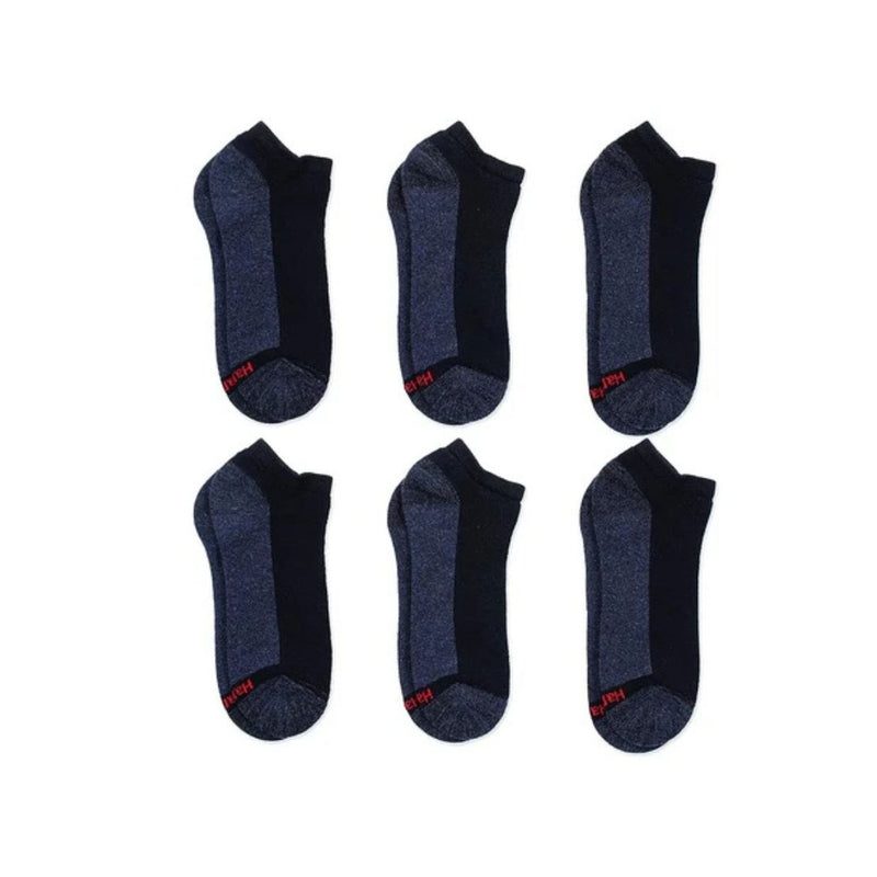 6 Pairs Hanes Men's Max Cushion Low Cut Socks