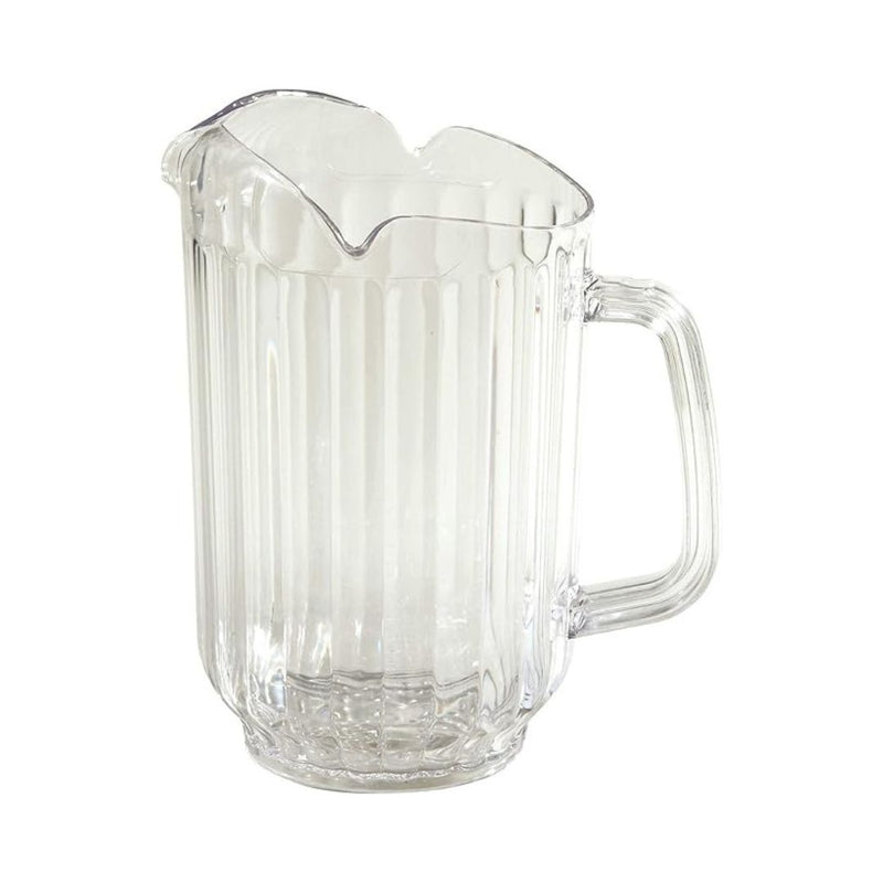 Winco Polycarbonate Water Pitcher with 3 Spouts, 60-Ounce